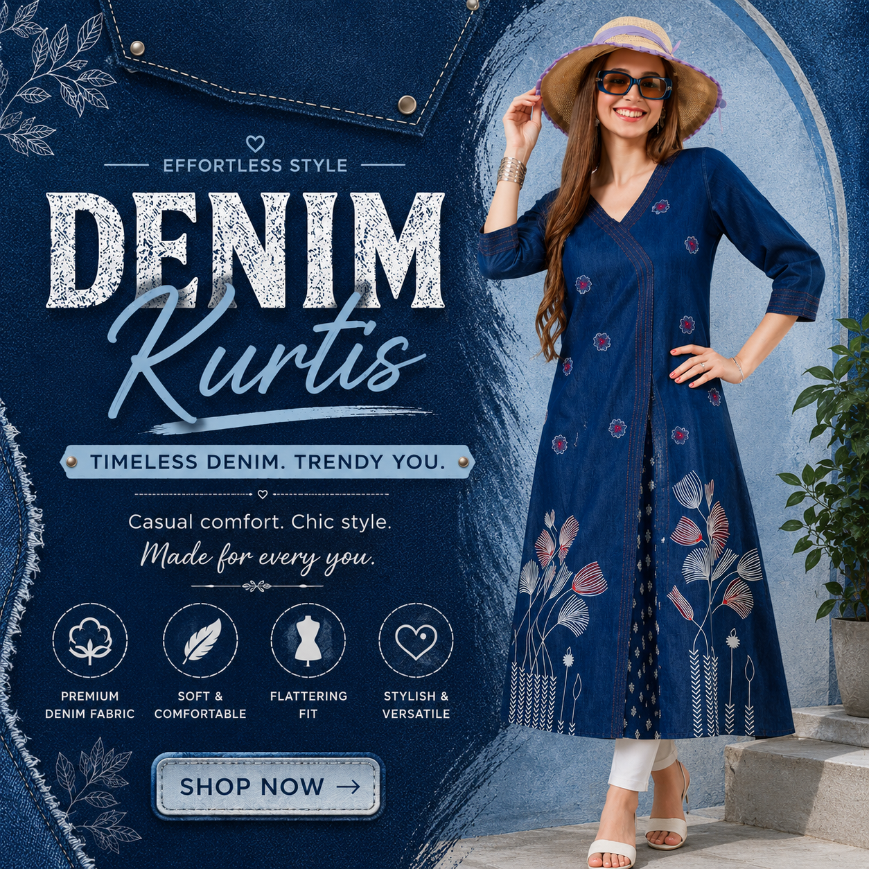 DENIM KURTIS