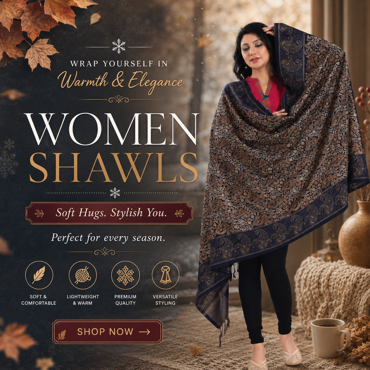 WOMEN SHAWLS