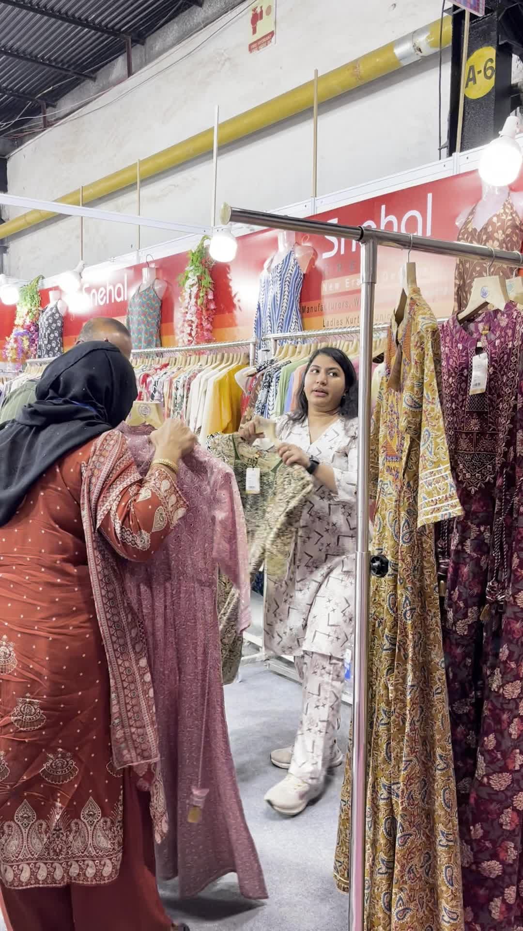 Snehal Creation kurti collection on display at CMAI 82nd National Garment Fair 2026, Mumbai
